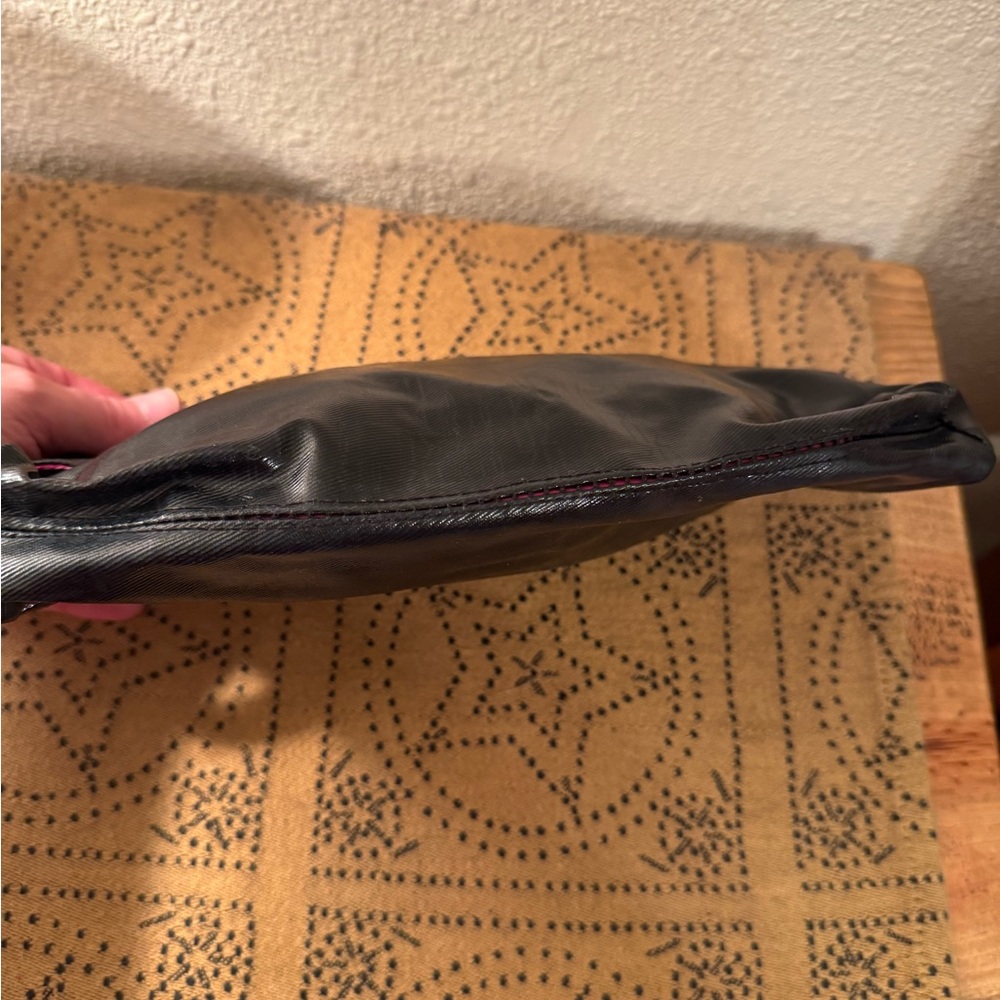 MAC Cosmetics Black Cosmetic Bag with Pink Lining - Picture 5 of 5